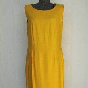 Beautiful mustard yellow 60's or 70's B.H. Wragge dress